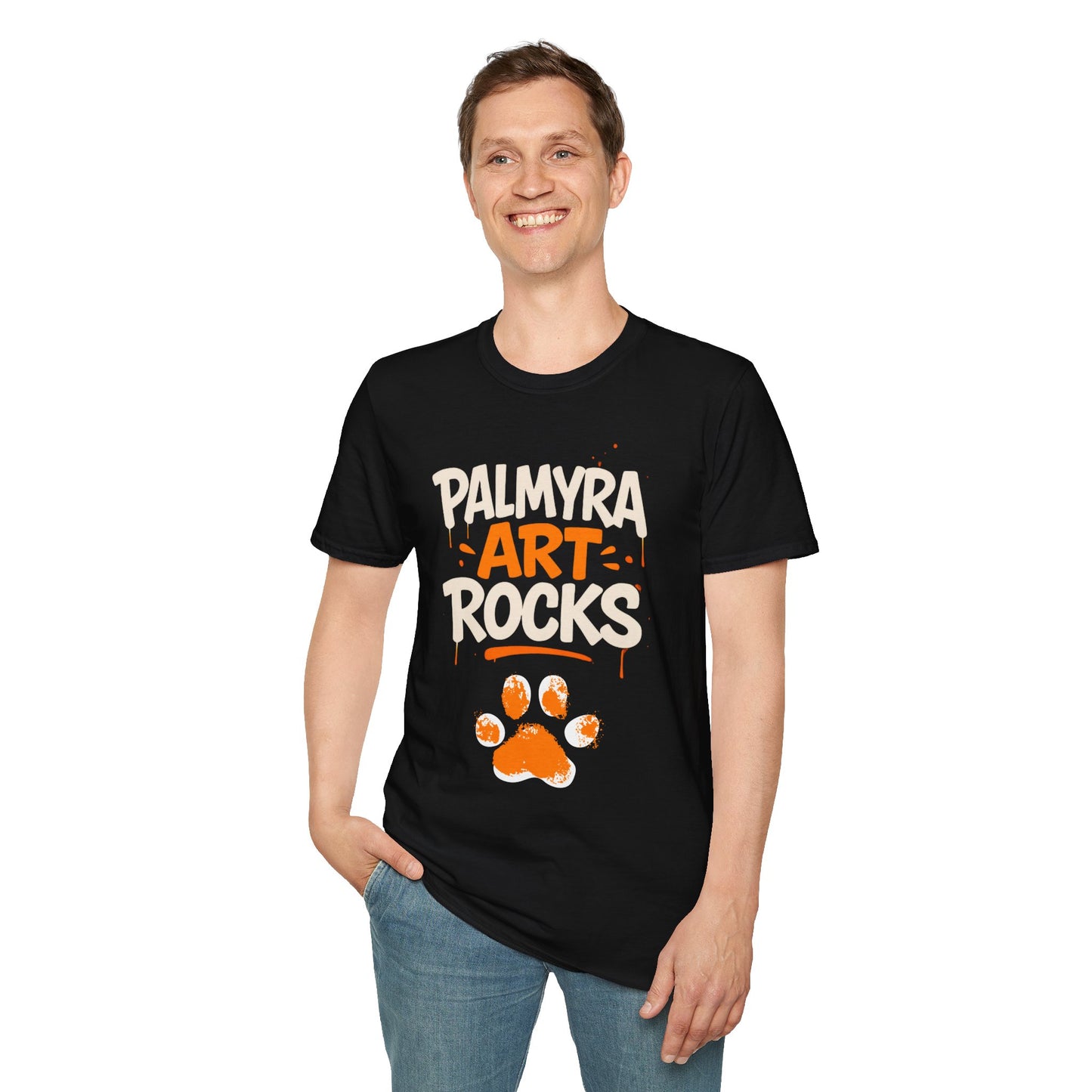 Palmyra Art Rocks T-Shirt — Paw Print School Spirit Tee