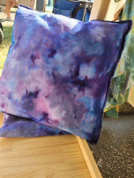 20 Inch Decorative Tie-Dyed Pillow Cover