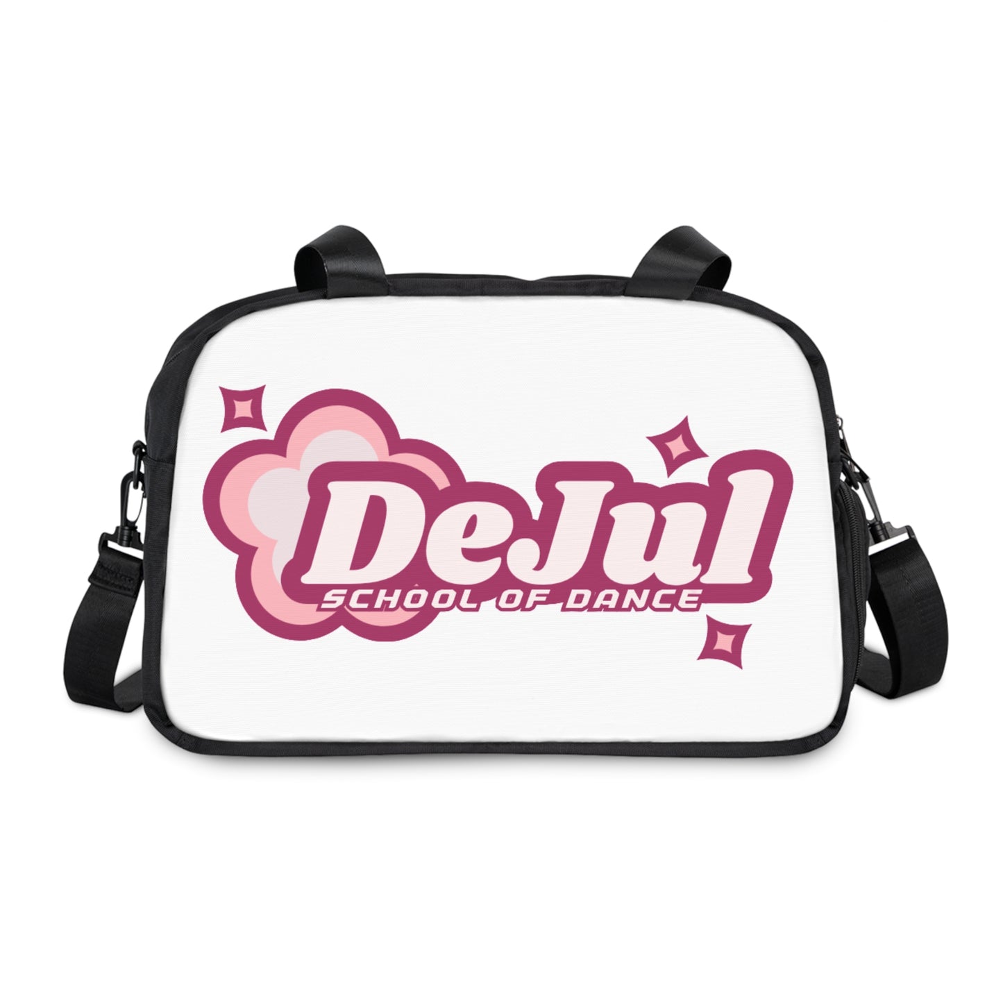 Black DeJul Dance Fitness Handbag - Stylish Gym Tote for Dance Enthusiasts