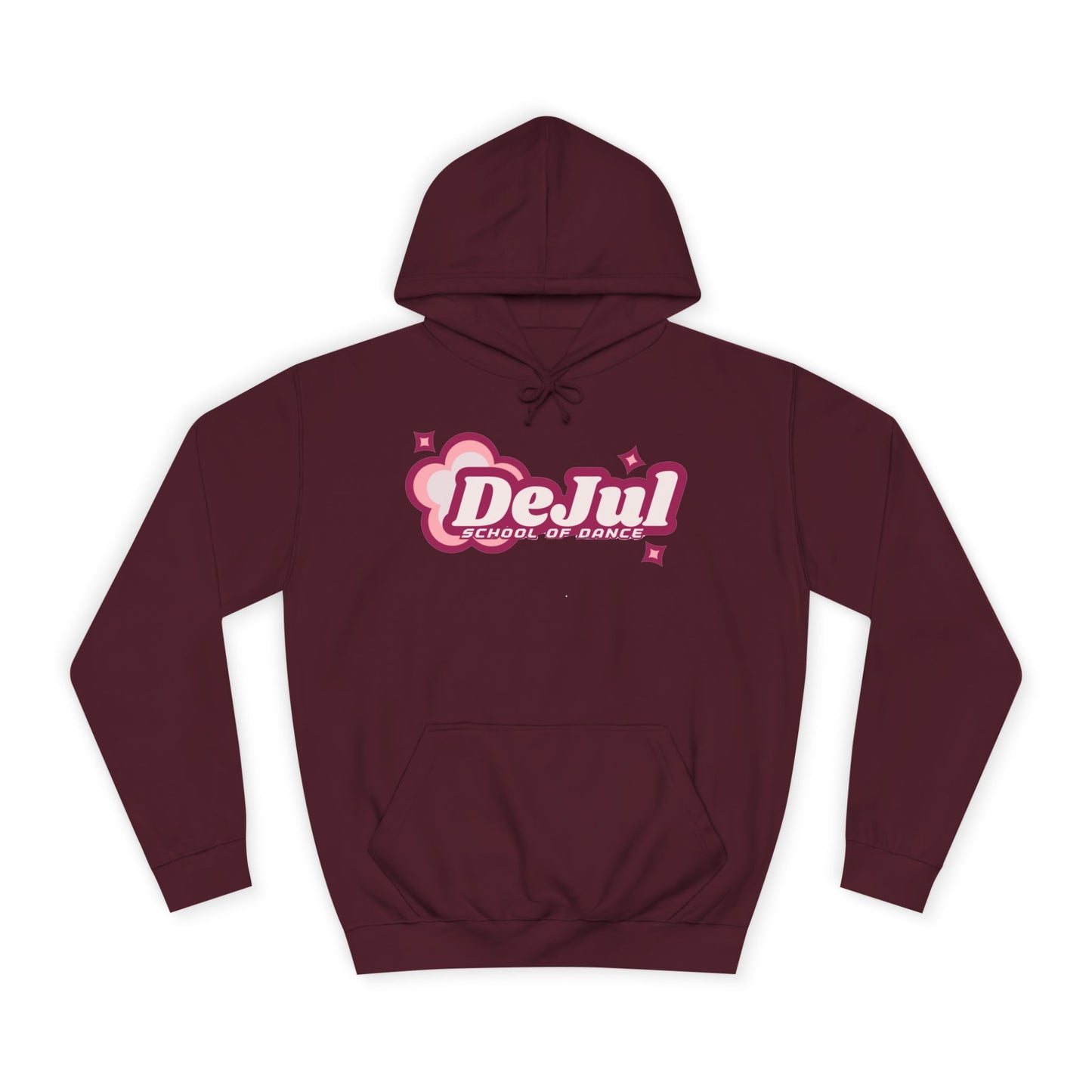 Trendy Unisex College Hoodie - 'DeJul' Design - Perfect for Students & Casual Wear