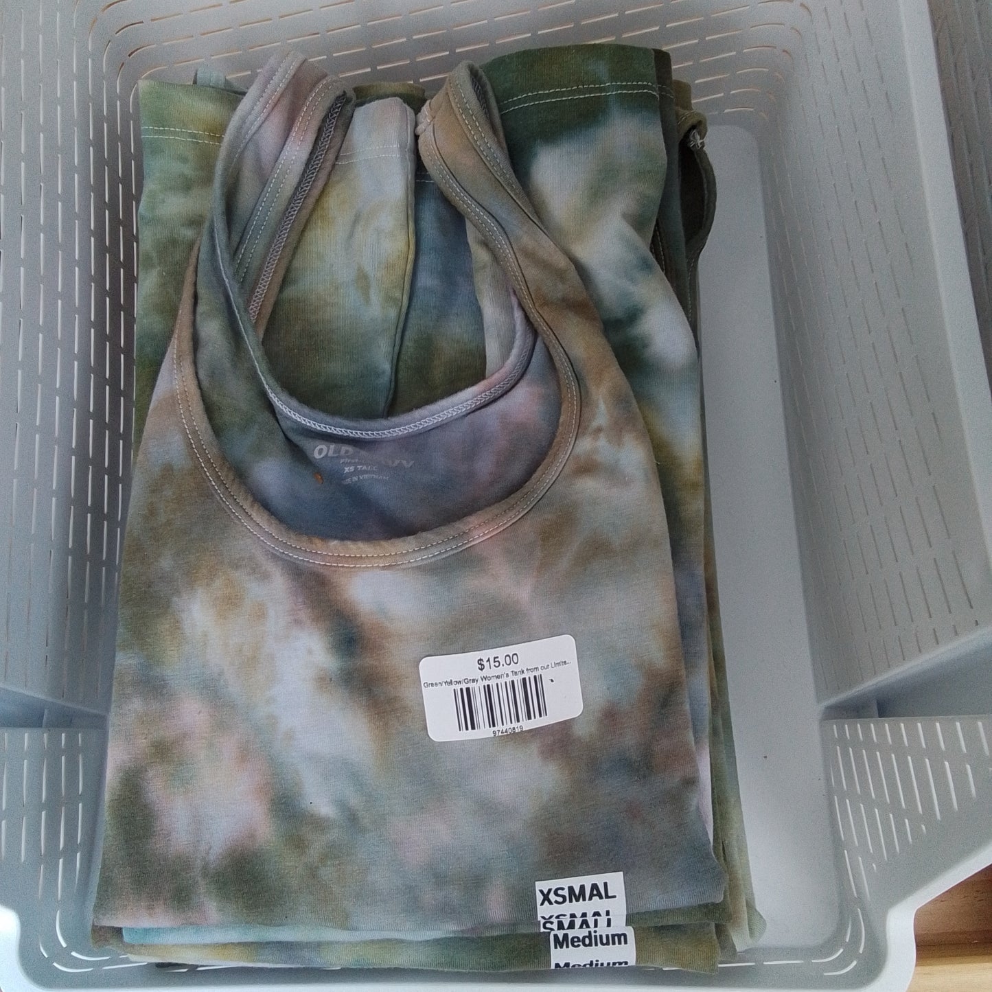 Green/Yellow/Gray Women's Tank from our Limited Edition Collection