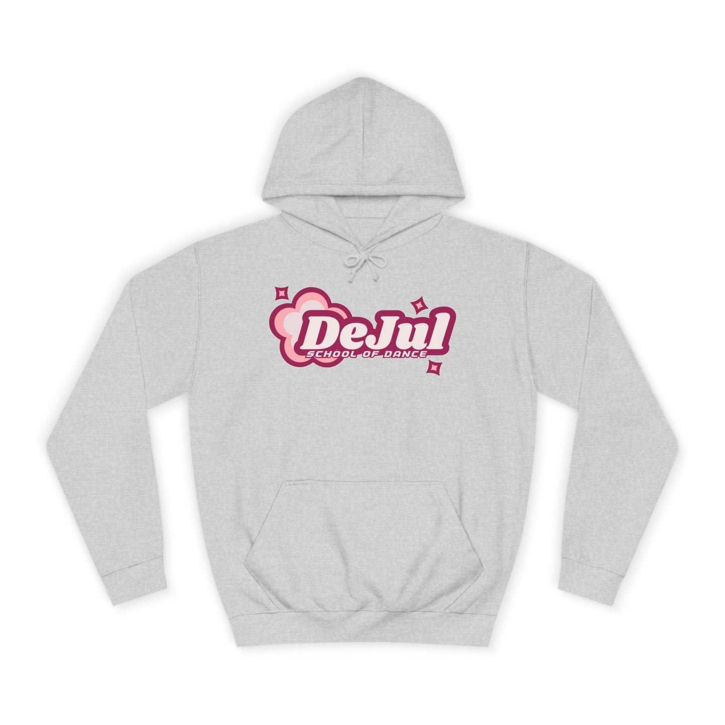 Trendy Unisex College Hoodie - 'DeJul' Design - Perfect for Students & Casual Wear