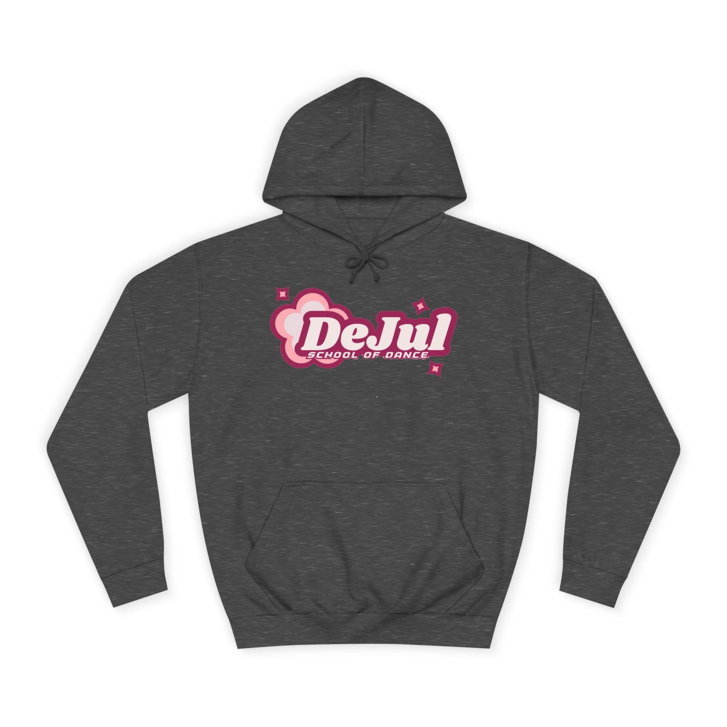 Trendy Unisex College Hoodie - 'DeJul' Design - Perfect for Students & Casual Wear