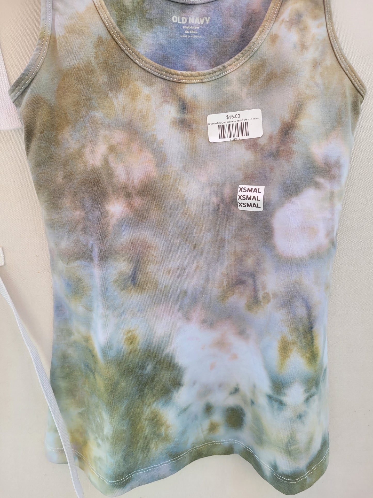 Green/Yellow/Gray Women's Tank from our Limited Edition Collection