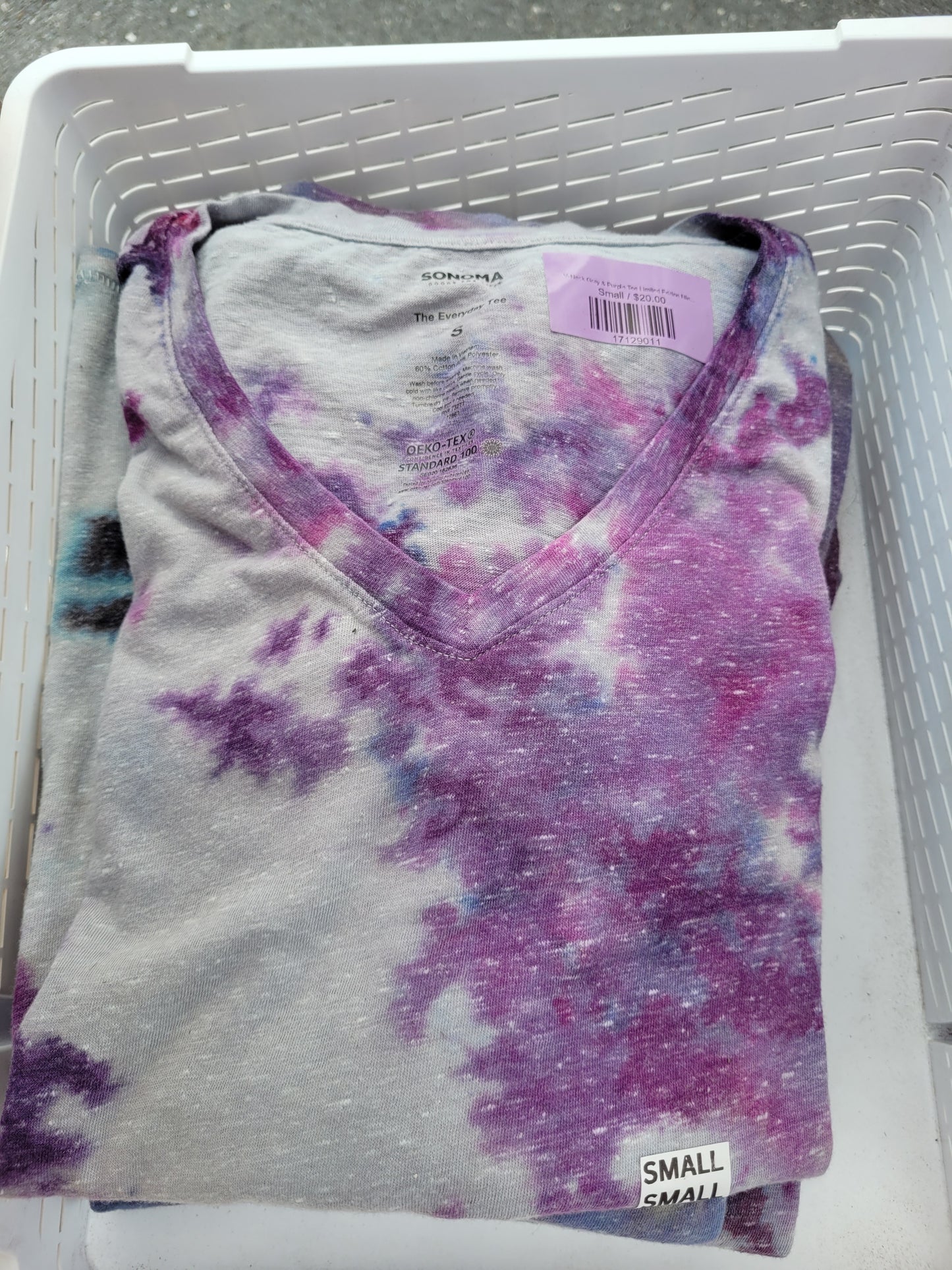 V-Neck Gray & Purple Tee Limited Edition Mini Collection