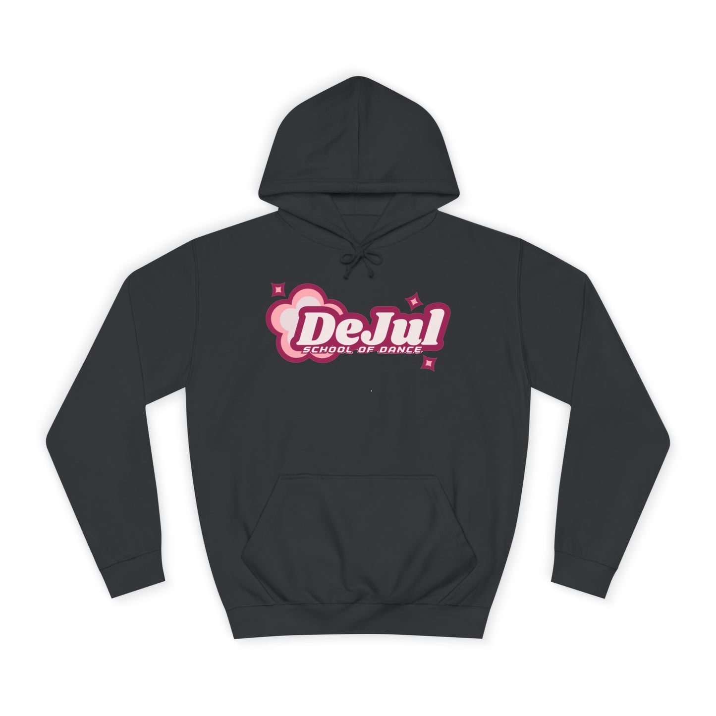 Trendy Unisex College Hoodie - 'DeJul' Design - Perfect for Students & Casual Wear