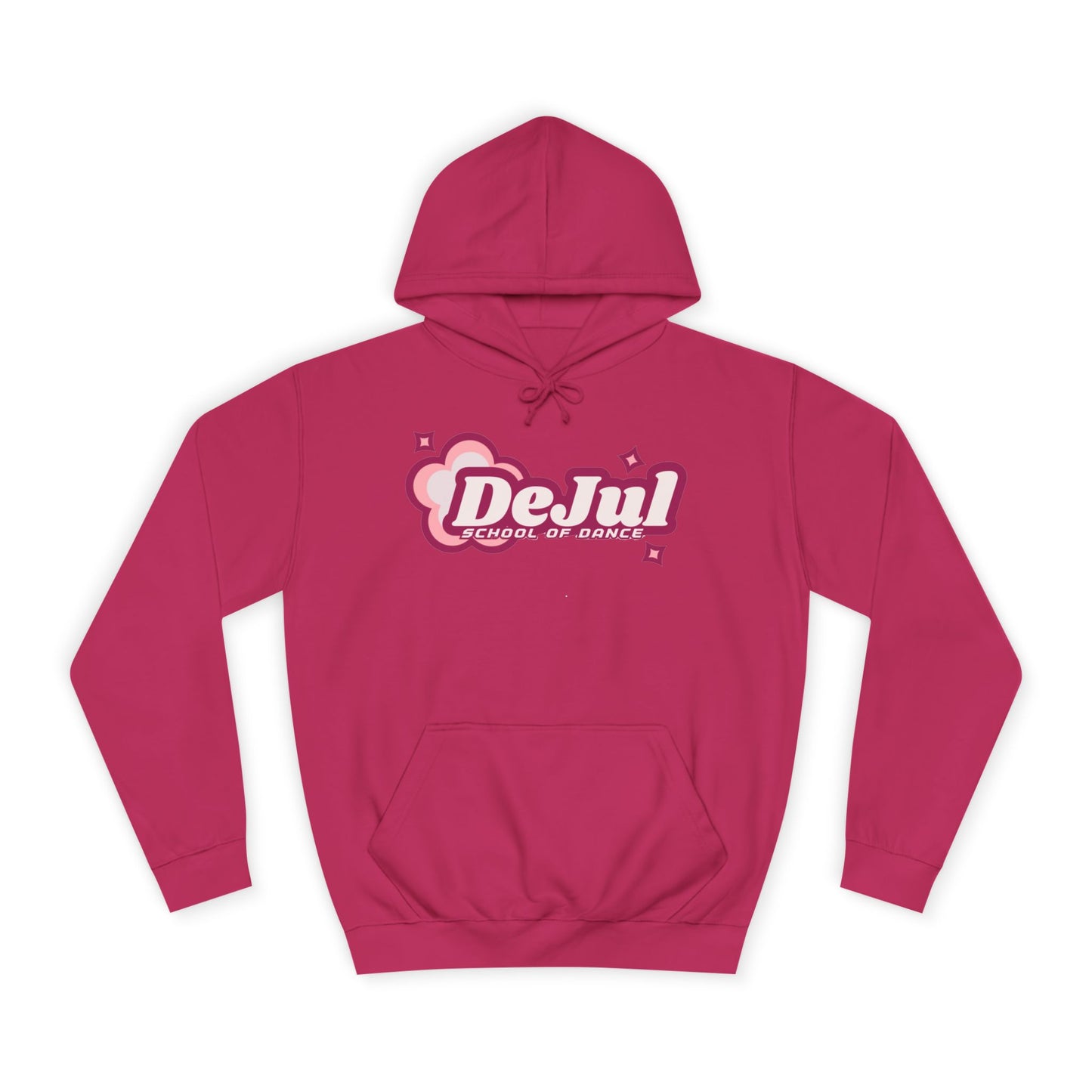 Trendy Unisex College Hoodie - 'DeJul' Design - Perfect for Students & Casual Wear