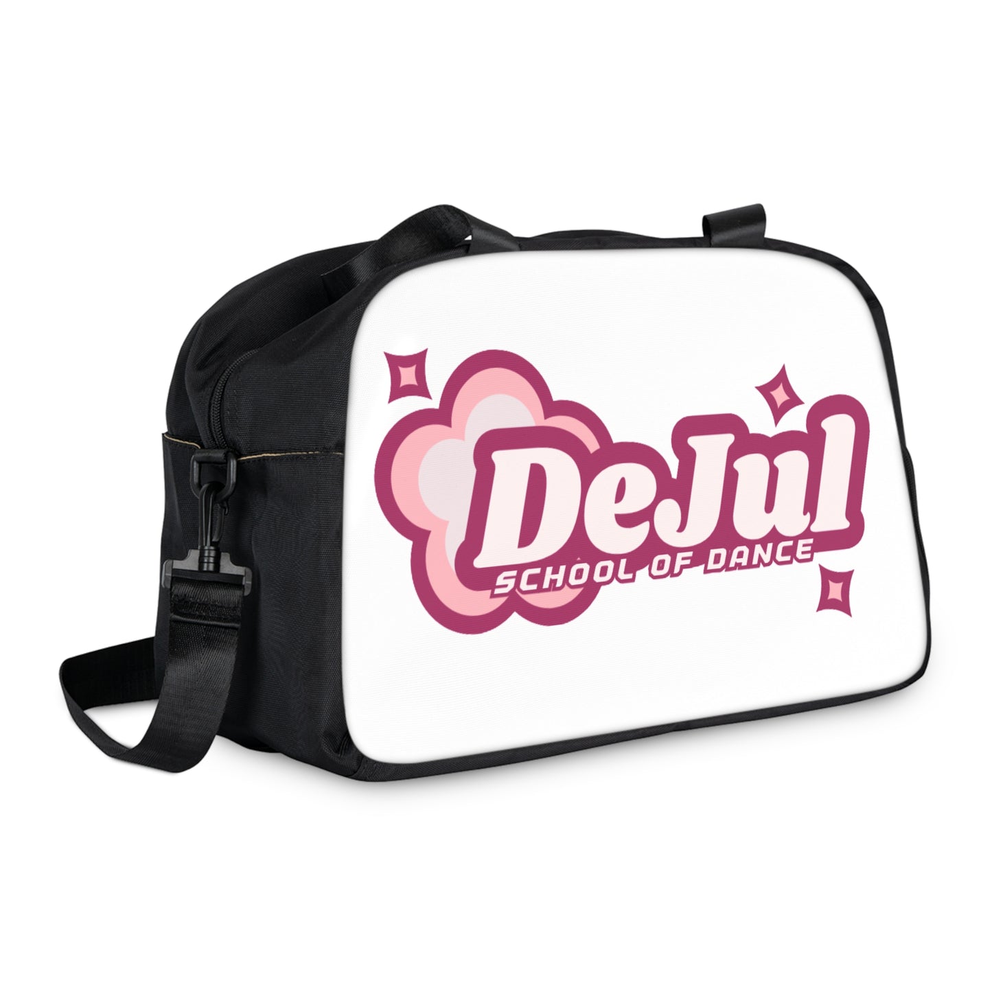 Black DeJul Dance Fitness Handbag - Stylish Gym Tote for Dance Enthusiasts