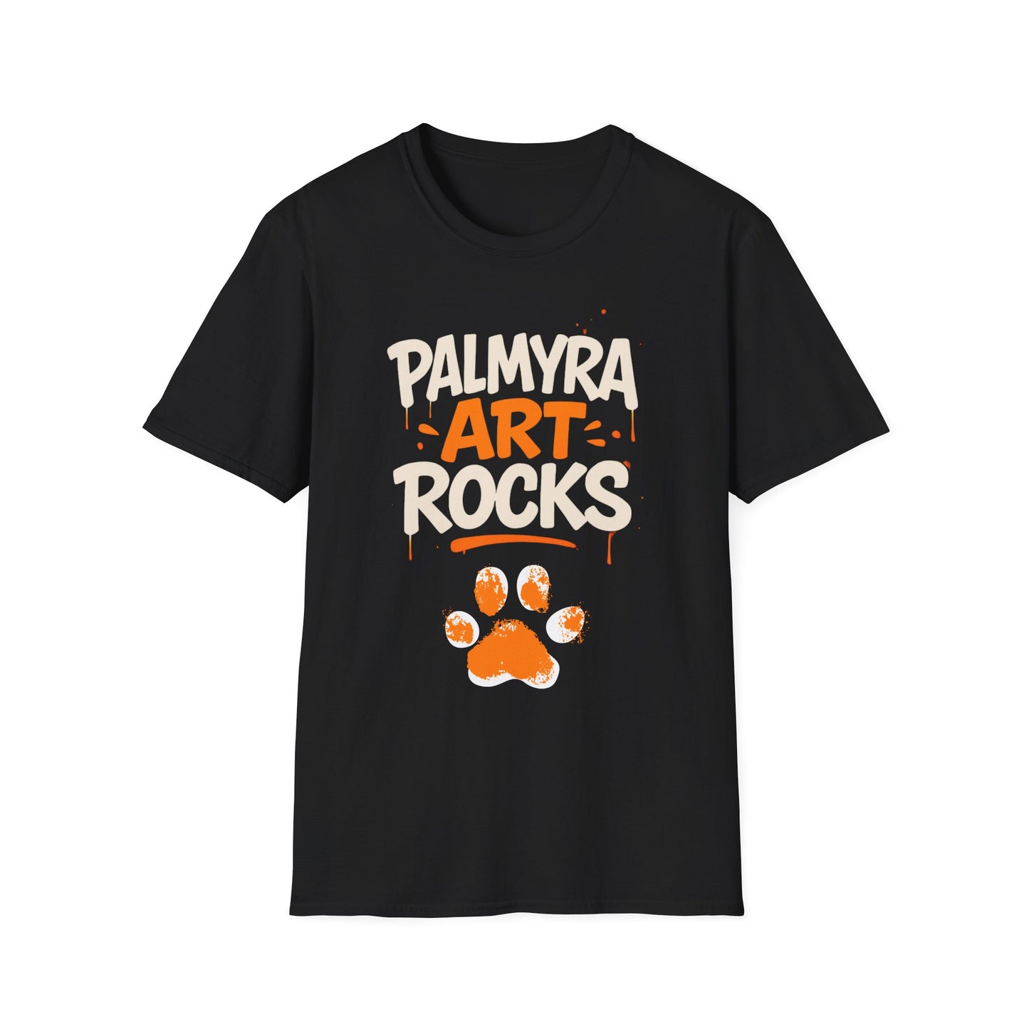 Palmyra Art Rocks T-Shirt — Paw Print School Spirit Tee