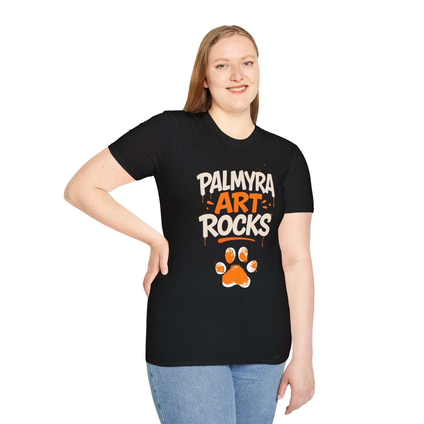 Palmyra Art Rocks T-Shirt — Paw Print School Spirit Tee