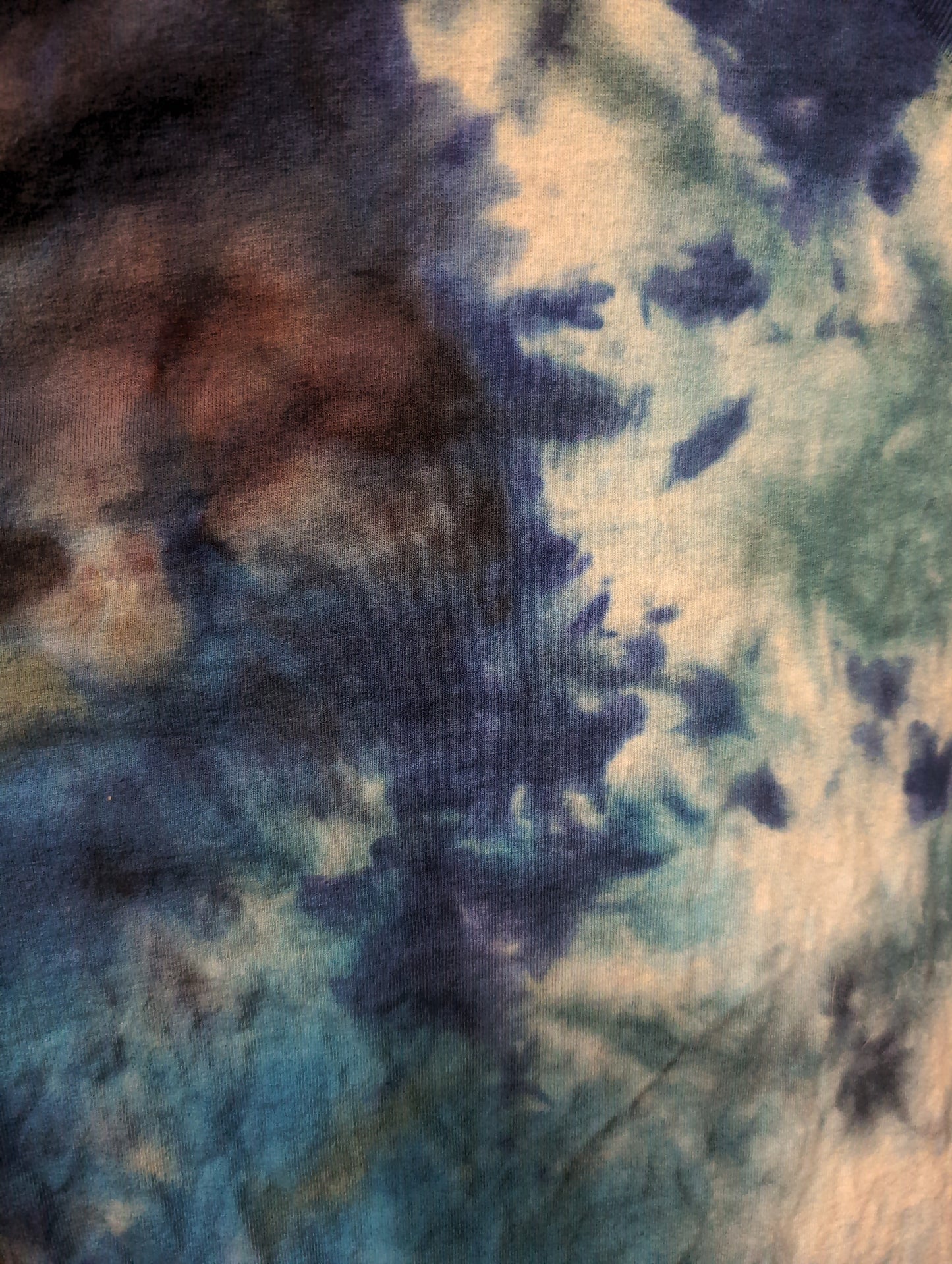 Blue Crew Neck Tee Gender Neutral